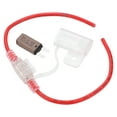 thumbnail image 3 of Fuse Holder, TPE Shell 12AWG Tinned Copper Wire Fuse Wire Holder With Automatic Reset Circuit Breaker For Truck For Yacht For RV, 3 of 8