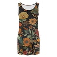 thumbnail image 6 of Turilly Women's Floral Print Tanks Top Women's Floral Print Tank Top Casual Loose Sleeveless Blouse Elegant Flowy Summer Shirt For Ladies, 6 of 6