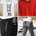 thumbnail image 4 of 2 piezas de cordón de nailon de repuesto para pantalones deportivos, chaquetas, cordón negro C, 4 of 9