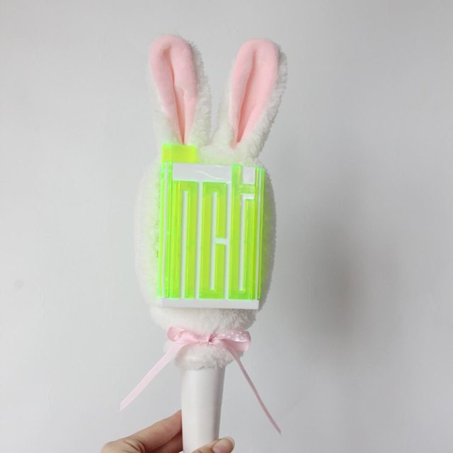 Funda de peluche para palo de luz de abanico, talla única, decorativa, Kpop, a prueba de polvo, bonita tapa decorativa para palo de luz para NCT 127/WISH/WAYV