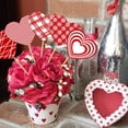 thumbnail image 3 of Dserhfy 15Pcs Heart Vase Floral Insert Set Valentine's Day Romantic Table Decor for Centerpiece Party Wedding Decoration, 3 of 8