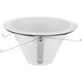 thumbnail image 5 of 6" Satin White Recessed Step Baffle Trim for 6" Shallow Housing (P806S Series), 5 of 7