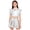 Silver, variant on Cheerleading Outfits for Girls Shiny Metallic Crop Top with Skirt Jazz Latin Ballroom Dance Dress Silver 12