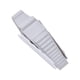 thumbnail image 5 of Tope de puerta antideslizante con base protectora para baño, hotel y cocina. gris y blanco, 5 of 9