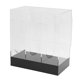 thumbnail image 1 of Dispensador De Paquetes De Refuerzo De 3 Ranuras Para Tarjetas, Organizador De Soporte De Exhibición De Tarjetas Acrílicas Con Base Negra Para Tarjetas Coleccionables, Tarjetas, 1 of 7