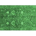 thumbnail image 1 of Ahgly Company Indoor Rectangle Oriental Emerald Green Traditional Area Rugs, 3' x 5', 1 of 4
