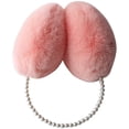 thumbnail image 3 of Winter Earmuff Soft Plush Solid Color Faux Pearl Fluffy Ear Muff Ear Warmer, 3 of 4