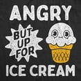 thumbnail image 2 of Angry But Up for Ice Cream Baby Bodysuit Funny Sarcastic Dessert Graphic Novelty Jumper for Infants, 2 of 6