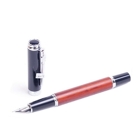 Jinhao 8812 Fountain Pen Rose Wood Barrel Vintage (Best Vintage Fountain Pen For Everyday Use)