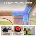 thumbnail image 6 of Lilypelle 4-6 Person Inflatable Hot Tent w/ Stove Jack & Stargazing Skylight, 4-Season Waterproof Camping Glamping House, Quick 5-Min Setup with Hand Pump，10′x 6.9′x 6.4′, 6 of 10