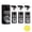 3 pack, variant on multi purpose black spray paint for metal, Heavy Duty iron out rust stain remover, highly concentrated rust dissolver for tools steel cars