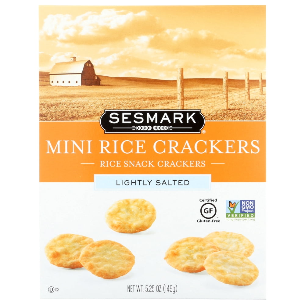Sesmark Foods Lightly Salted Mini Rice Crackers, 5.25 Oz
