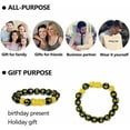 thumbnail image 6 of 2 Pack Unisex Feng Shui Black Obsidian Beads Bracelet Pi Xiu Attract Wealth Good Luck Jewelry Bangle Charm Lucky Wealthy Amulet, 6 of 8