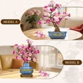 thumbnail image 3 of TERRAMUS Cherry Blossom Bonsai Tree Building Set, 2-in-1 Artificial Sakura Tree Building Blocks Kit, 775 Pcs Botanical Plant Model for Home Decor Display Gift for Adults Teens Kids, 3 of 10