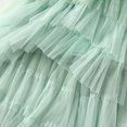 thumbnail image 5 of Tiqkatyck Womens Fashion Skirts for Women Clearance, Women's Tulle Skirt Ruffle Layered Mesh A Line Tiered Tutu Prom Wedding Long Womens Skirts, Long Skirts for Women Green, 5 of 6