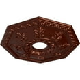thumbnail image 3 of Ekena Millwork 18"OD x 3 1/2"ID x 1 1/2"P Nottingham Ceiling Medallion (Fits Canopies up to 4 5/8"), Hand-Painted Antique Copper, 3 of 5