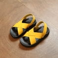 thumbnail image 5 of PU Sandals Baby Shoes Fashion Summer Girl Boy Beach Soft Non-Slip Toddler Comfort Prewalkers Black 24, 5 of 5