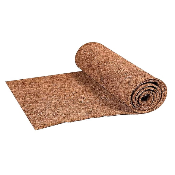 Advancent Tapete de fibra de coco para plantas, cubierta protectora para jardinería, forro reutilizable, cesta recortable, hoja de jardinería, Type1 NO1