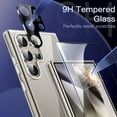 thumbnail image 6 of JETech 5 in 1 Case for Samsung Galaxy S24 Ultra 5G with 2-Pack Each Tempered Glass Screen Protector and Camera Lens Protector, Non-Yellowing Shockproof Bumper Phone Cover (Clear), 6 of 7