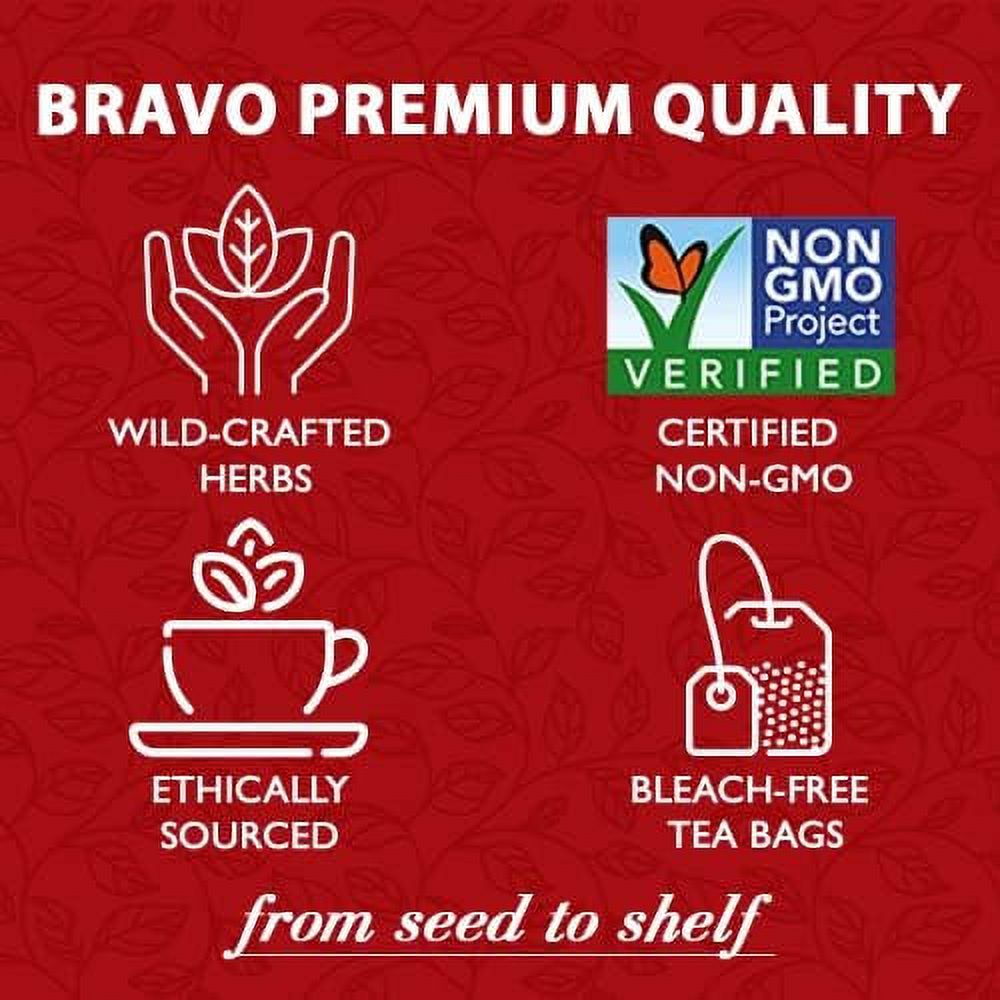 (Pack Of 4) Bravo Teas Tea 6 Mushroom Defense 20 Pieces 1.06 Oz