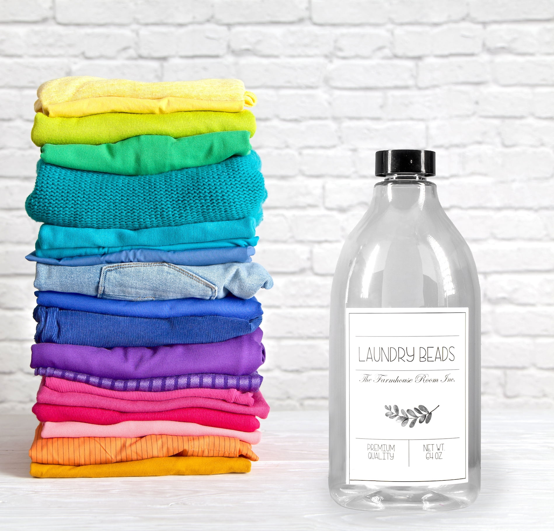 The Farmhouse Room Inc. 1/2 Gallon Bottles for Laundry Beads Dispenser