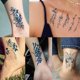 thumbnail image 5 of Tatuajes temporales de 1 a 2 semanas, 10 hojas, pegatinas para adultos, hombres, mujeres, niñas y niños., 5 of 5