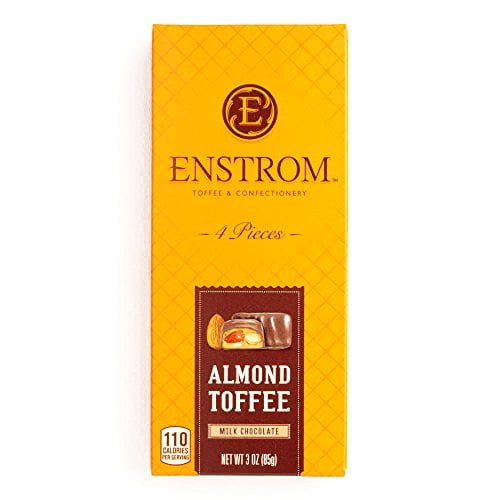 Enstrom Almond Toffee Dark Chocolate 3 oz each (1 Item Per Order