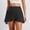 Black, variant on FASHOFT Tennis Skirt For Women Fake Two Piece Split Pleated Skort With Pockets Anti Chafing For Yoga Fitness Tennis And Running Womens Athletic Skirts Black
