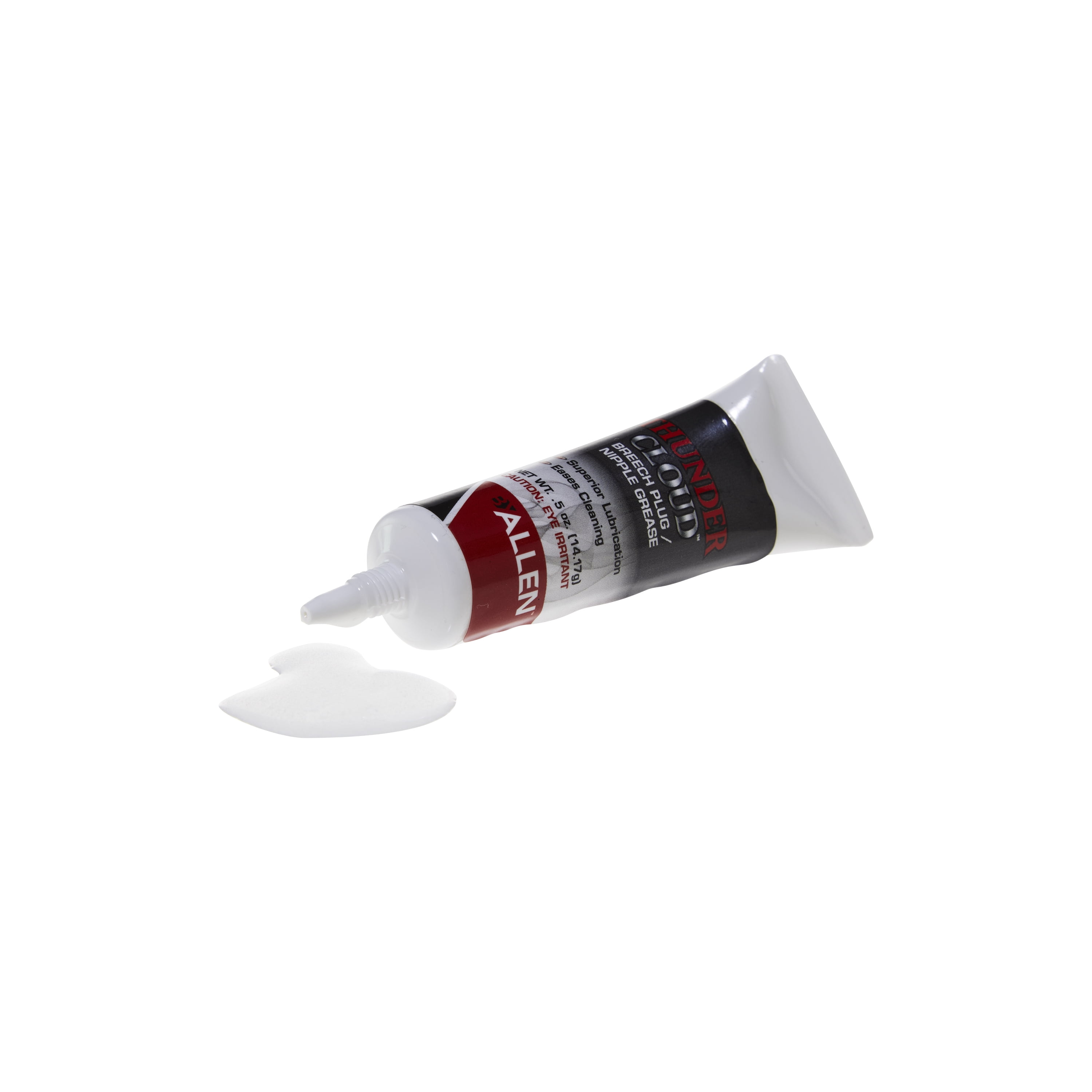 Thunder Cloud Black Powder Plug & Nipple Gun Grease Gel, 0.5 oz. Tube, White, 87134A, Petroleum Base