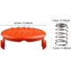 thumbnail image 3 of 4 tapas de carrete + 4 muelles repuestos accesorios compatibles con cadena Black+decker Rc-100-p, 3 of 3