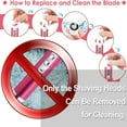 thumbnail image 2 of LOVEVER Electric Shaver for Women 5 in 1 Portable Multifunction Bikini Trimmer Set Wet & Dry Painless Razor for Women Rechargeable Low Razors for Legs Eyebrow Nose Face Bikini Area Pubic, 2 of 7