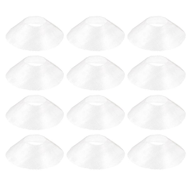12 filtros universales para ventiladores de cocina, piezas para campana extractora (blancos)