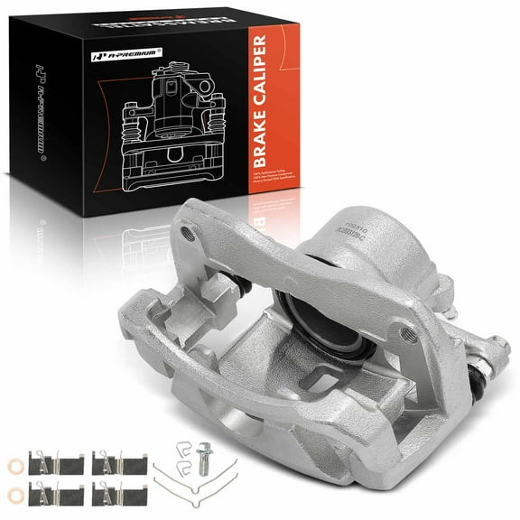 A-Premium Disc Brake Caliper Assembly with Bracket Compatible with Toyota Camry Avalon Lexus ES350 Front Passenger Side