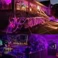 thumbnail image 4 of Cadena de luces LED para iluminación del hogar, Halloween, 66 pies, 200 LED, morado y naranja, 4 of 8