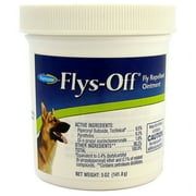 Farnam Flys-Off Fly Repellent Ointment for Dogs Kills Flies on Contact, 5 oz