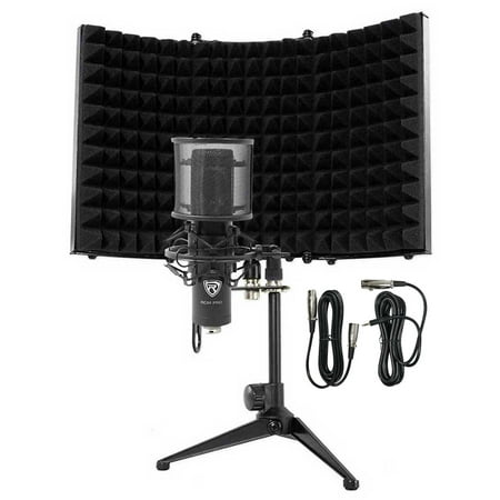 Rockville RCM PRO Studio/Recording Podcast Condenser Microphone+Isolation