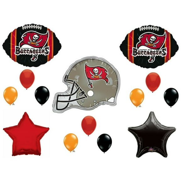 BUCCANEERS Football 14 PIECES! Birthday Party Balloons Decoration Supplies