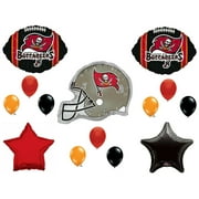 BUCCANEERS Football 14 PIECES! Birthday Party Balloons Decoration Supplies
