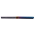 thumbnail image 3 of 10Pcs 3.175 Shank Blue Coated Straight End Mill 2 Flute Carbide Milling Cutter for Wood MDF Plastic CNC Engraving Bit, 3 of 5
