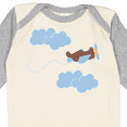 thumbnail image 4 of Inktastic Boys Airplane Pilot Boys Long Sleeve Baby Bodysuit, 4 of 5