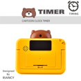 thumbnail image 6 of Desk Countdown Timer Cartoon Digital Kitchen Timer for Cooking, Study, Exercise Simple, 6 of 8
