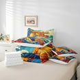 thumbnail image 4 of YST Eastern Dragon 7-Piece Comforter Set - Vintage Retro Japanese Style, Animal Theme, Queen Size, 4 of 4