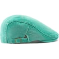thumbnail image 4 of CLOUJI Newsboy Cap for Men Adjustable Flat Ivy Gatsby Cabbie Driving Hat Breathable Denim Cotton Golf Cap, 4 of 7