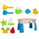 thumbnail image 2 of Mesa hídica de arena para niños con accesorios de regalo Plaza sensorial Mesa de arena Jardín de arena juguetes de arena para actividades de verano al, 2 of 8
