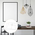 thumbnail image 4 of Miangastore Lampshade Frame Iron 30cm Shade Ring Fitter Square E27 Socket Lamp Shade Holder, 4 of 8