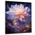 thumbnail image 2 of Designart "Fractals Flowers quintessence II" Fractals Metal Wall Art Prints, 2 of 5