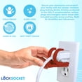 thumbnail image 3 of Cerradura Ajustable de Enchufe Eléctrico Antirrobo Roja, 3 of 8