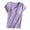 Purple, variant on Women’s Short Sleeved Sleepwear Top with Built-in Chest Pad Bra Cup Vest Pajamas