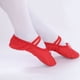 thumbnail image 5 of Zapatillas de ballet suaves de lona para niños y adultos, zapatillas de gimnasia para bailar, 5 of 5
