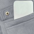 thumbnail image 6 of WTOBBY Men's Military Cargo Hoodie Jacket, Multi-Pocket Zippered Tactical Top, Athletic Wear for Outdoor Training and Street Style Fashion,Gray L, 6 of 8